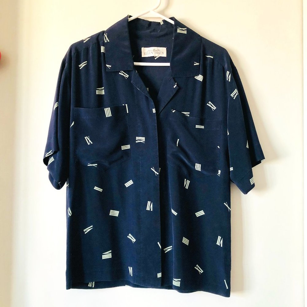 VTG 1980s Linda Allard for Ellen Tracy Shirt